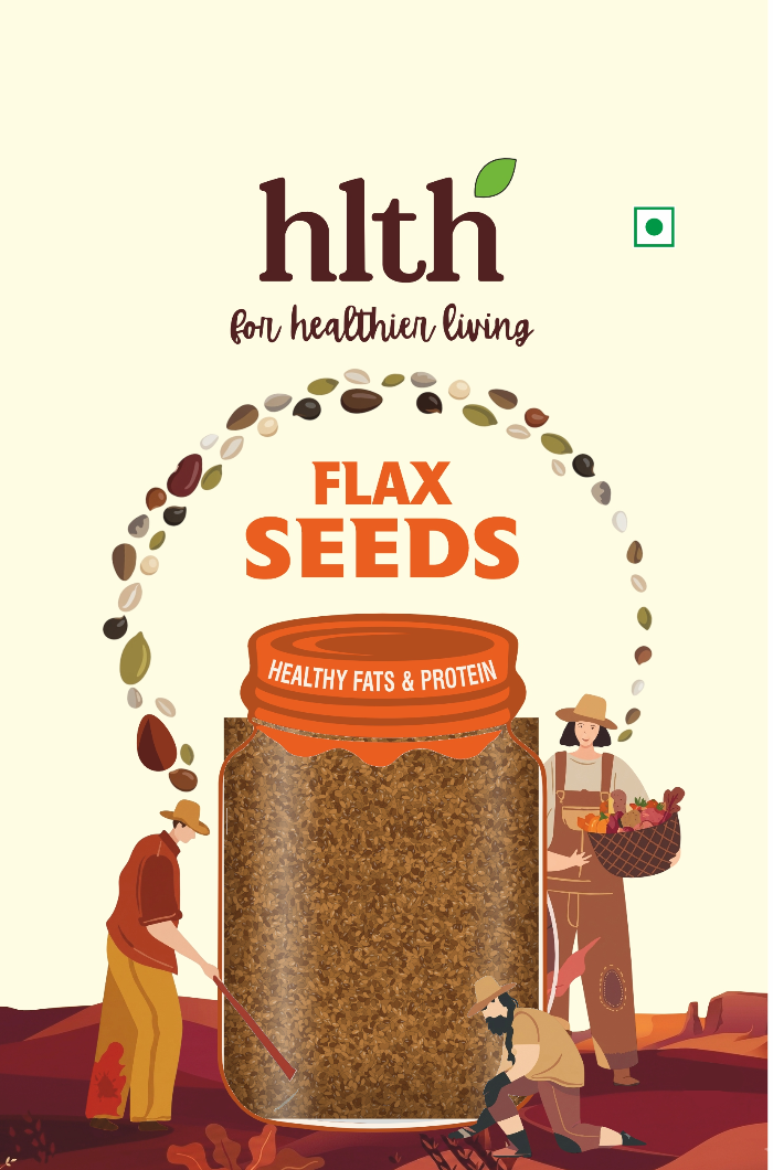 hlth Flax Seeds pack